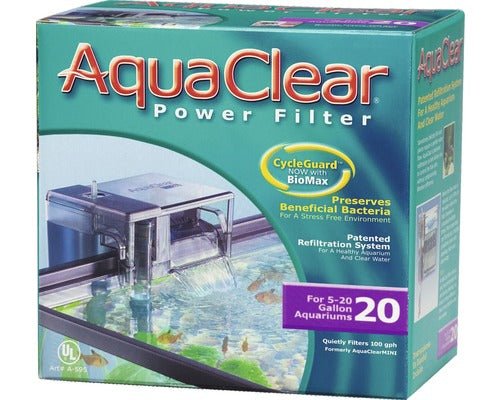 Hagen Aquaclear 20 - HOB filter - ScaperzAQCLEAR20